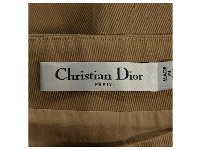 Falda Christian Dior Beige - vista 4