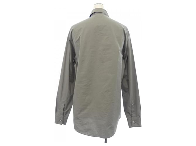 Hermès Camicia in cotone Hermes Marrone - vista 2