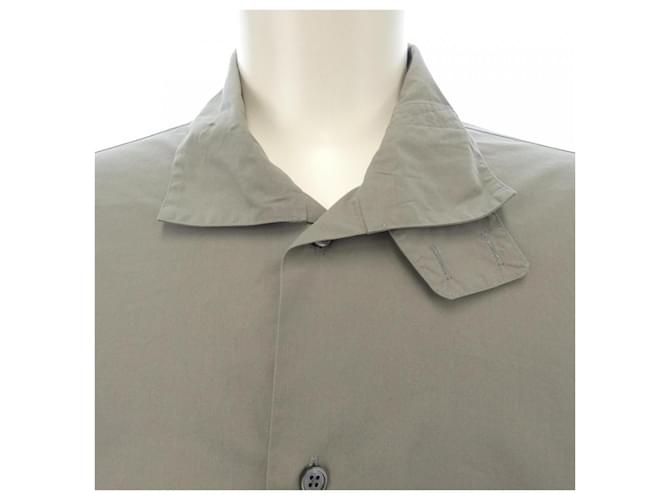 Hermès Camicia in cotone Hermes Marrone - vista 5