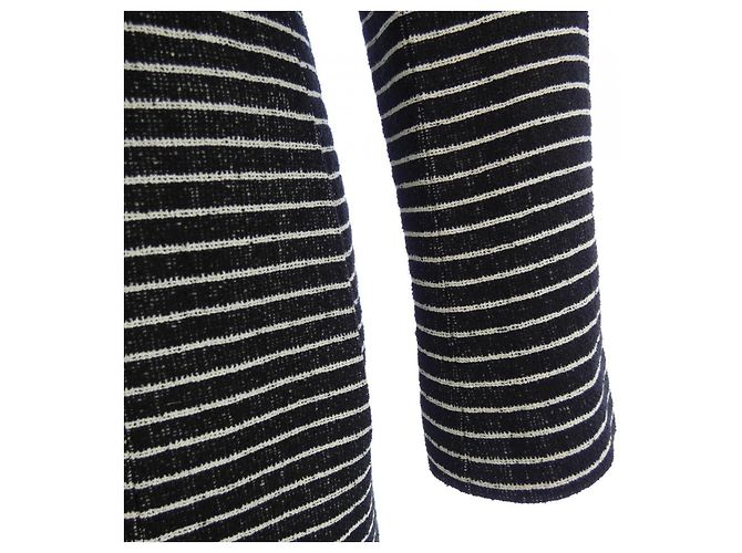 Timeless Abrigo Chanel P16918V09428 01C de algodón negro y blanco - vista 6