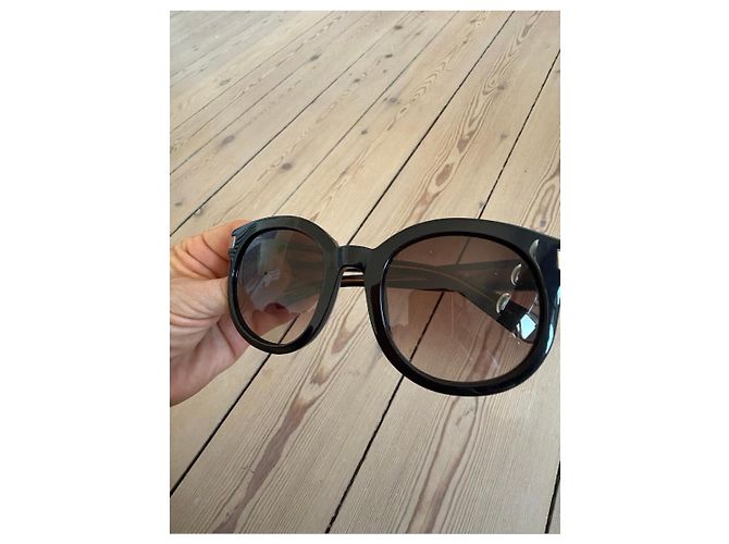 Gafas de sol Dsquared2 Negras con Lentes Marrones Degradadas Negro - vista 4