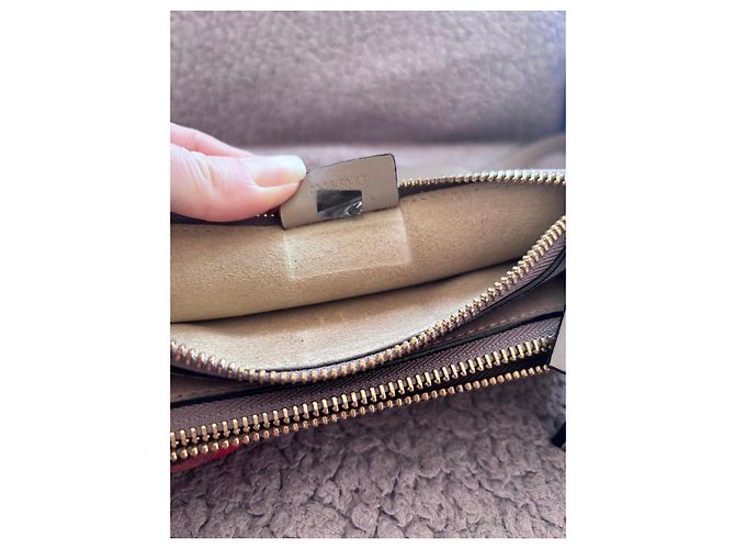 Chloé Borsa a Spalla in Pelle e Camoscio Chloe Jane Multicolore Beige - vista 8