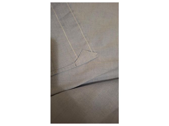 Camicia Ralph Lauren Yarmouth Azzurra in Cotone Oxford Blu - vista 10
