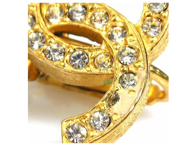 Orecchini a clip in metallo dorato Chanel D'oro - vista 7