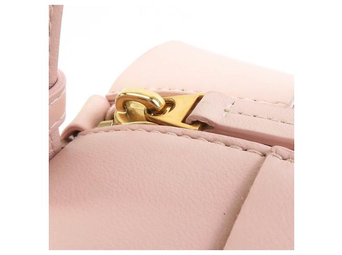 Borsa in pelle Small Brick Cassette di Bottega Veneta Rosa - vista 9