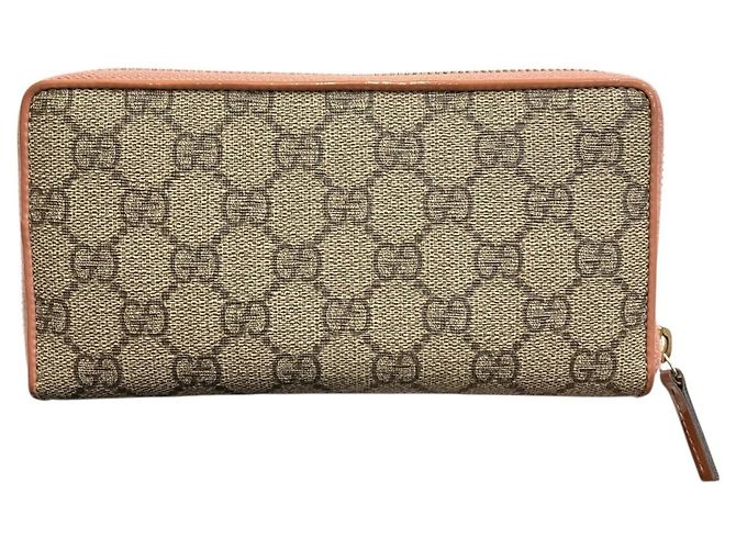 Gucci GG Supreme Canvas Langbörse Pink Beige - Ansicht 2