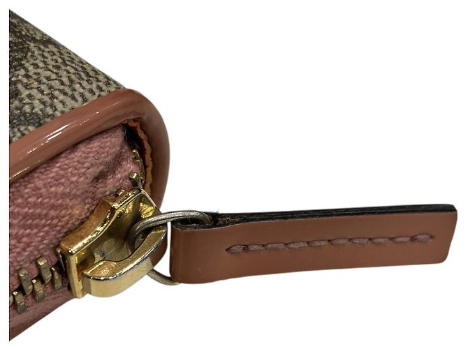 Gucci GG Supreme Canvas Langbörse Pink Beige - Ansicht 9