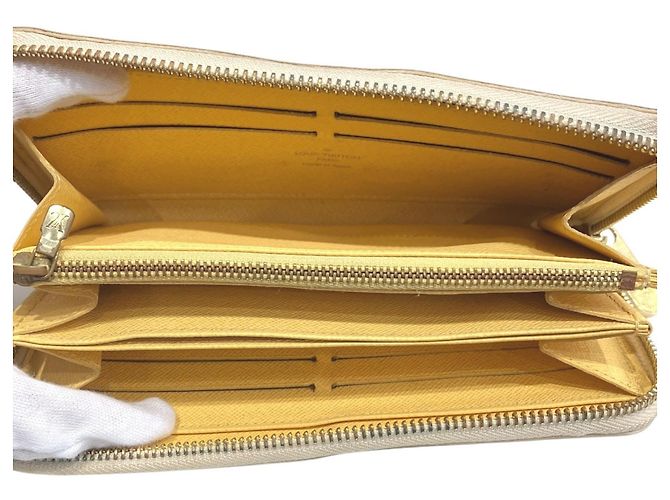 Cartera Zippy Illustre Louis Vuitton Blanco - vista 3