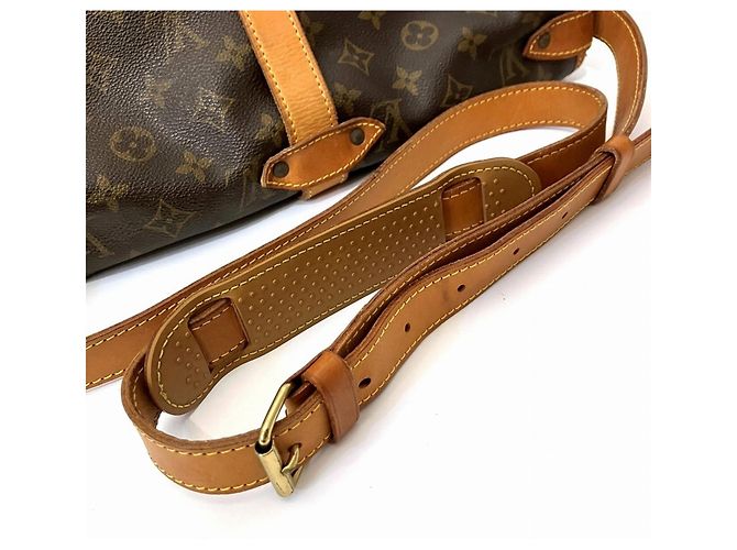 Borsa a Spalla Saumur 35 Monogramma Louis Vuitton Marrone - vista 10
