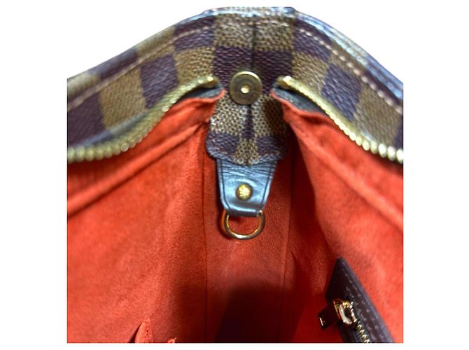 Borsa a Spalla Looping GM Damier Louis Vuitton Marrone Multicolore Damier ebene - vista 10