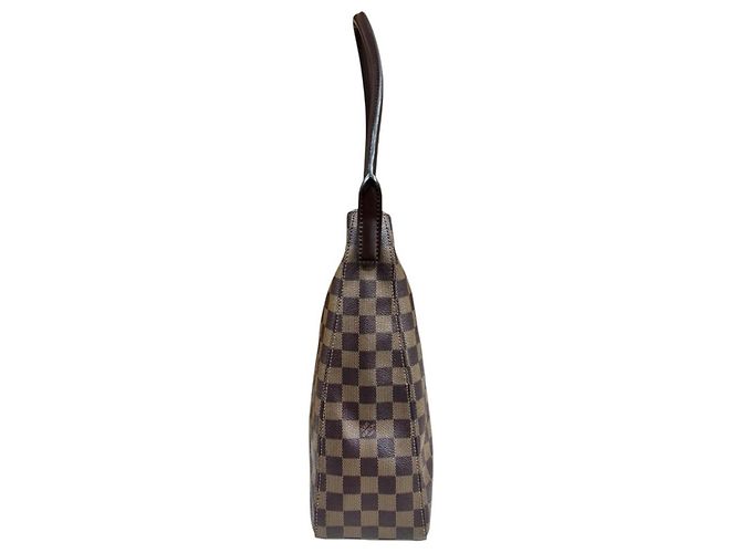 Borsa a Spalla Looping GM Damier Louis Vuitton Marrone Multicolore Damier ebene - vista 4