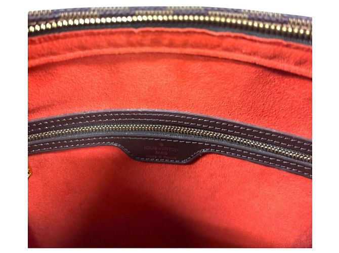 Borsa a Spalla Looping GM Damier Louis Vuitton Marrone Multicolore Damier ebene - vista 8