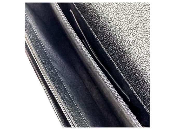 Borsa a spalla in pelle Sunset Cassandra di Yves Saint Laurent Nero - vista 6