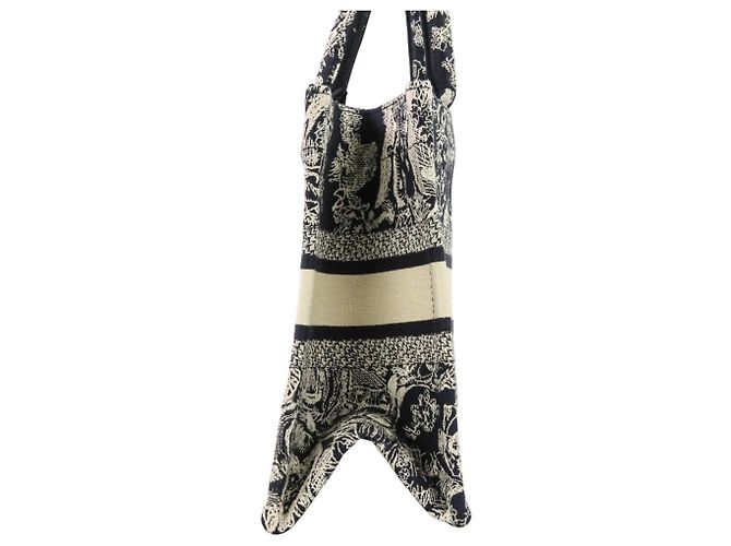 Borsa da Libro Toile de Jouy Christian Dior Blu navy - vista 4