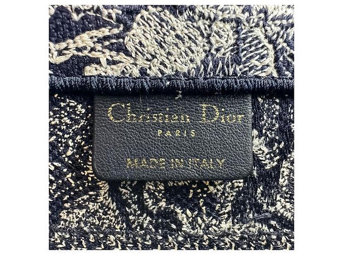Borsa da Libro Toile de Jouy Christian Dior Blu navy - vista 8