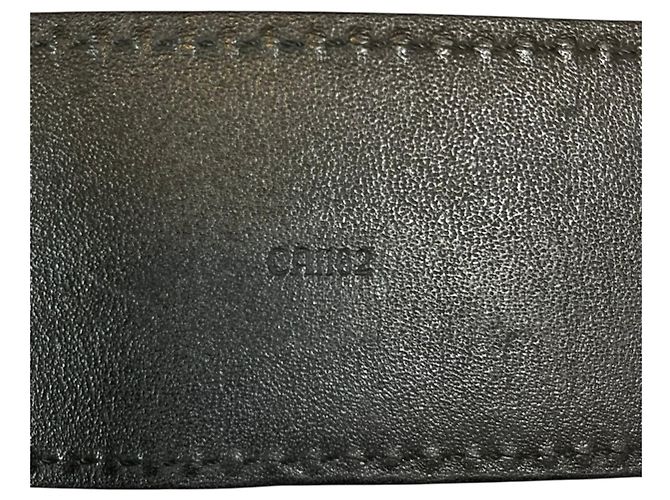 Cintura LV Damier Graphite Santur Louis Vuitton Marrone Nero - vista 8