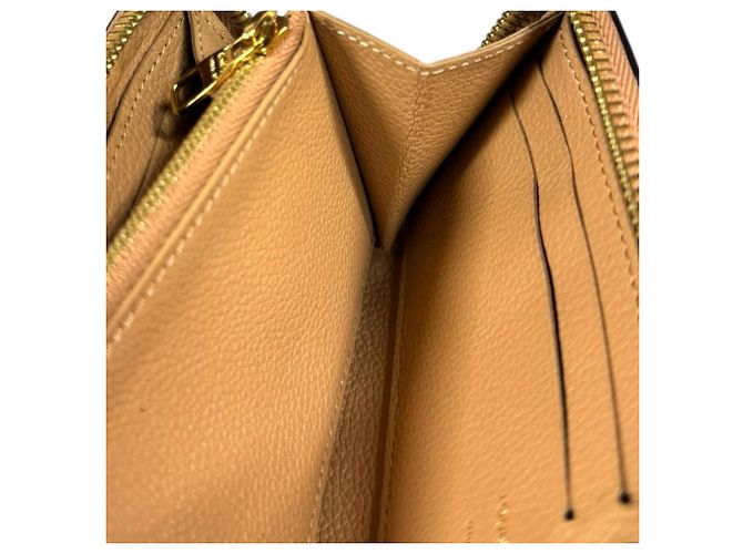 Monedero de cuero Monogram Empreinte Louis Vuitton Multicolor Beige - vista 11