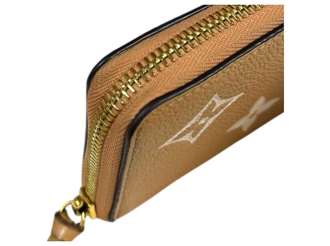 Monedero de cuero Monogram Empreinte Louis Vuitton Multicolor Beige - vista 13