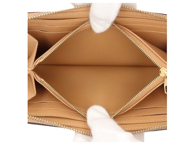 Monedero de cuero Monogram Empreinte Louis Vuitton Multicolor Beige - vista 7