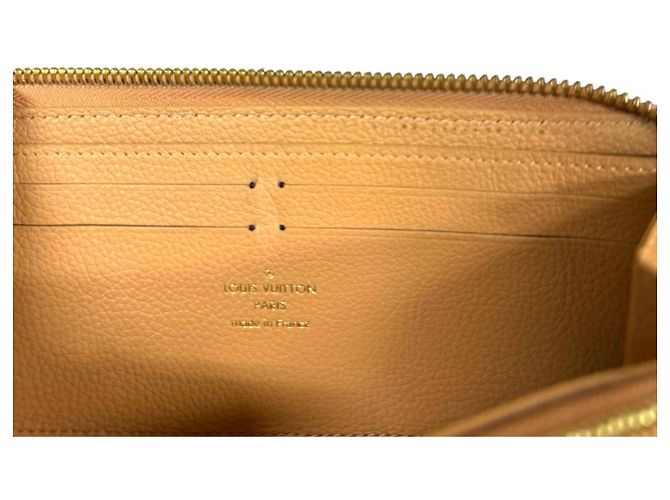 Monedero de cuero Monogram Empreinte Louis Vuitton Multicolor Beige - vista 8
