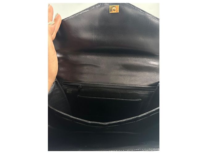 Borsa Delvaux in coccodrillo Nero - vista 19