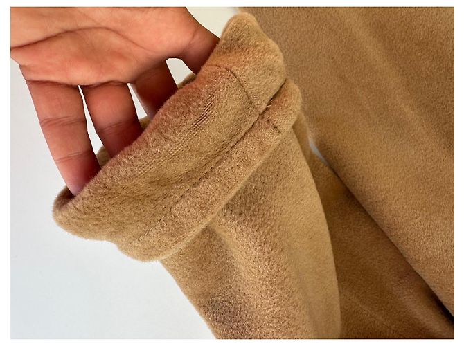 Abrigo Max Mara 101801 Beige de Lana - vista 11