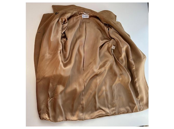 Abrigo Max Mara 101801 Beige de Lana - vista 12