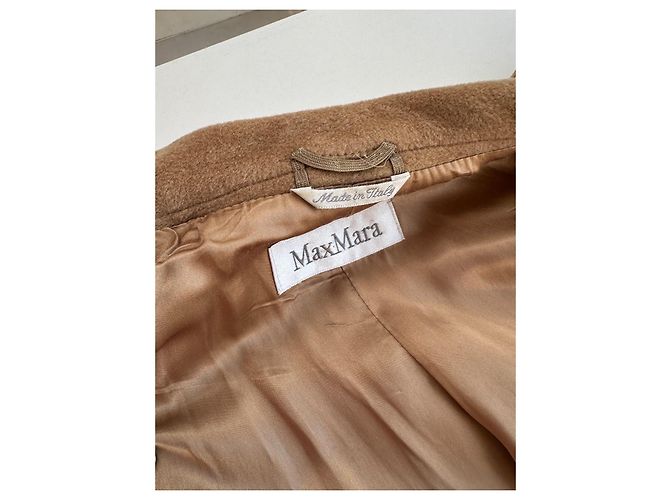 Abrigo Max Mara 101801 Beige de Lana - vista 15