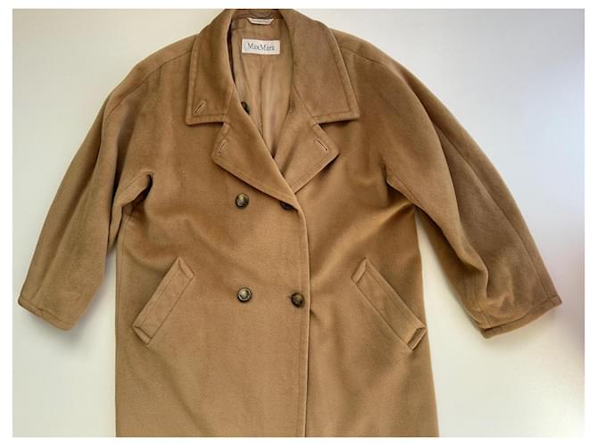 Abrigo Max Mara 101801 Beige de Lana - vista 2