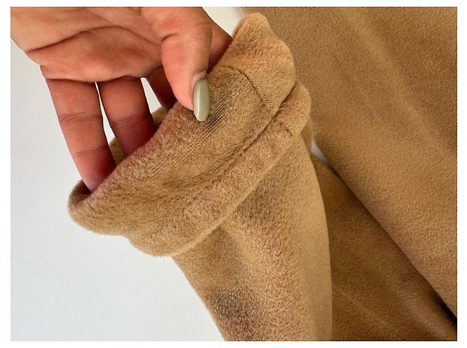 Abrigo Max Mara 101801 Beige de Lana - vista 9
