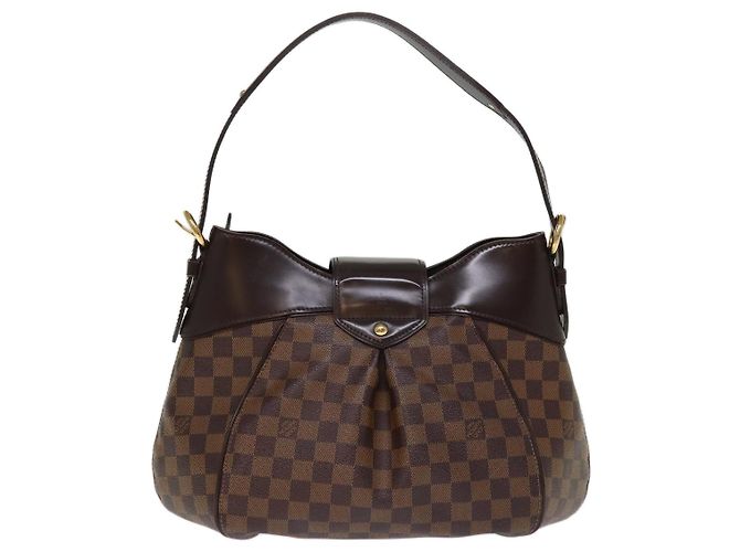 Borsa Louis Vuitton Sistina Damier MM Marrone - vista 2