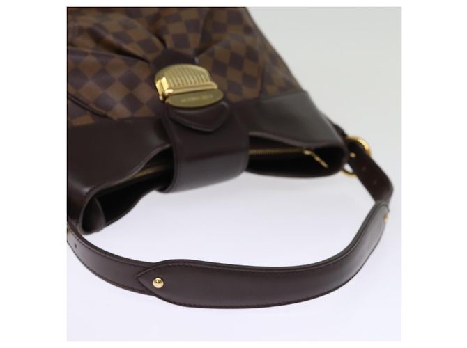 Borsa Louis Vuitton Sistina Damier MM Marrone - vista 7