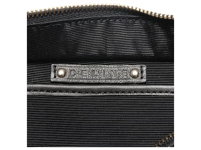 Céline Borsa a mano Celine Mini Micro Boogie in satin Nero - vista 11