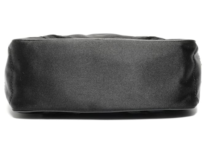 Céline Borsa a mano Celine Mini Micro Boogie in satin Nero - vista 8