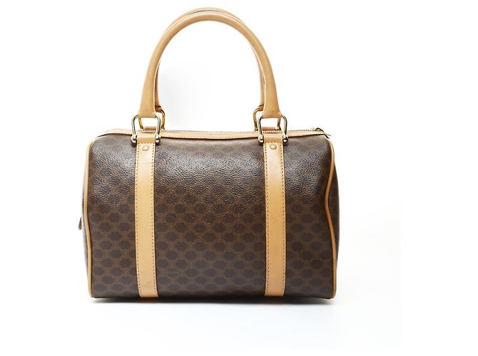 Céline Borsa Celine Macadam Marrone - vista 2