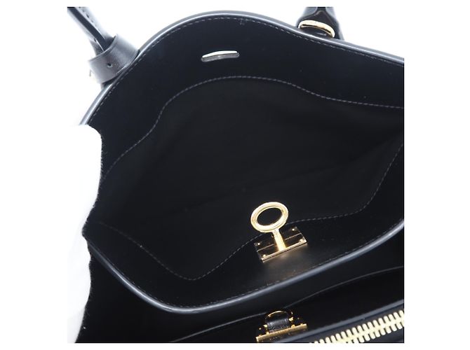 Borsa City Steamer MM Noir in pelle di vitello Louis Vuitton Nero - vista 16