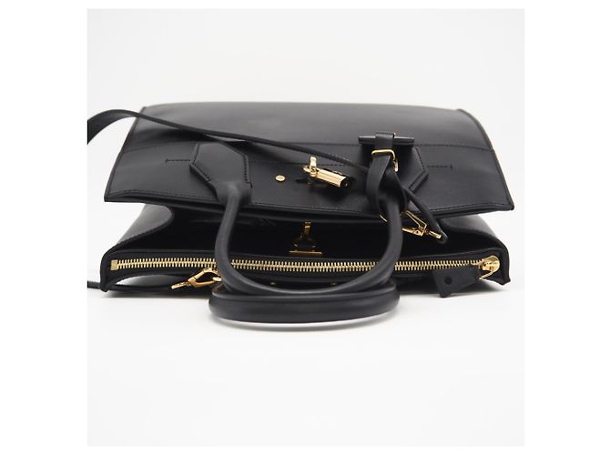 Borsa City Steamer MM Noir in pelle di vitello Louis Vuitton Nero - vista 5