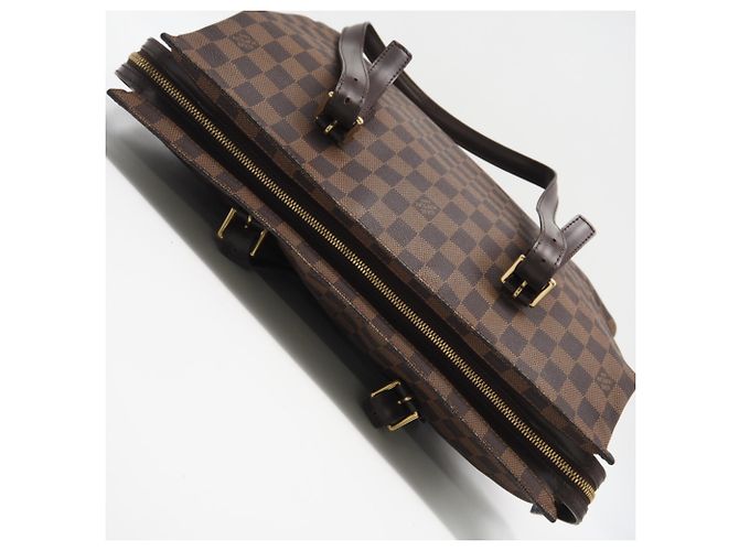 Bolso Chelsea Damier Louis Vuitton Castaño - vista 5