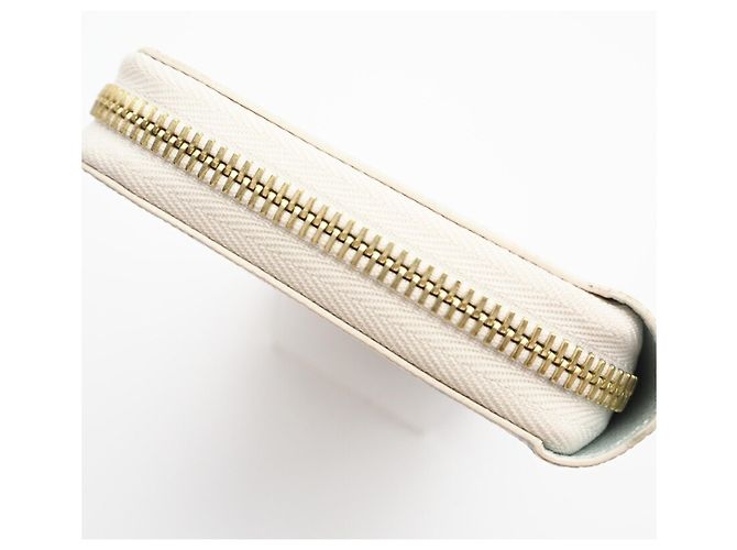 Cartera Zippy Damierious Louis Vuitton Blanco Azul Verde - vista 7