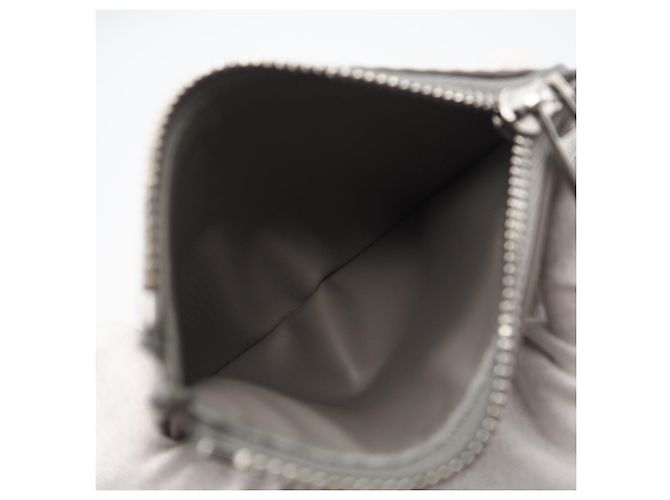 Billetera compacta slim de piel de ternera texturizada Loewe Castaño - vista 12
