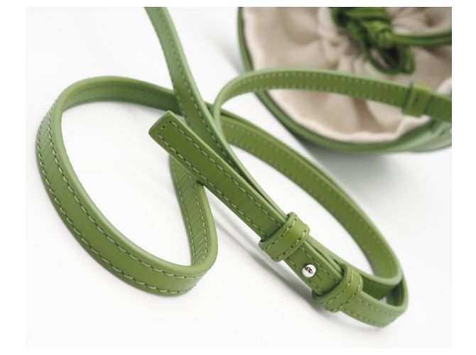 Jardinière Schultertasche aus Kalbsleder von Loewe Grün - Ansicht 11