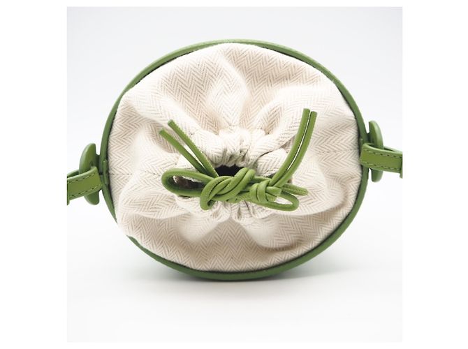 Jardinière Schultertasche aus Kalbsleder von Loewe Grün - Ansicht 5