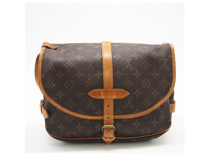 Borsa a Spalla Saumur 30 Monogramma Louis Vuitton Marrone - vista 3