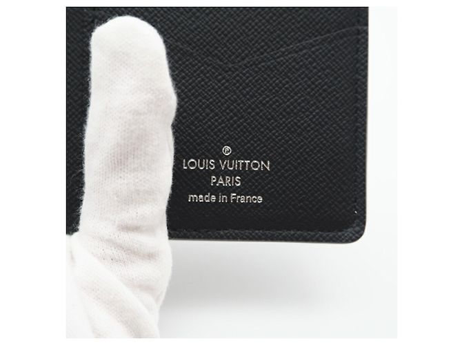 Organizer Louis Vuitton Taiga Card Case Brown Black - view 10