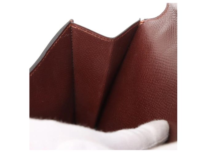 Bolsa de mão de couro Hermès Marrom - vista 10