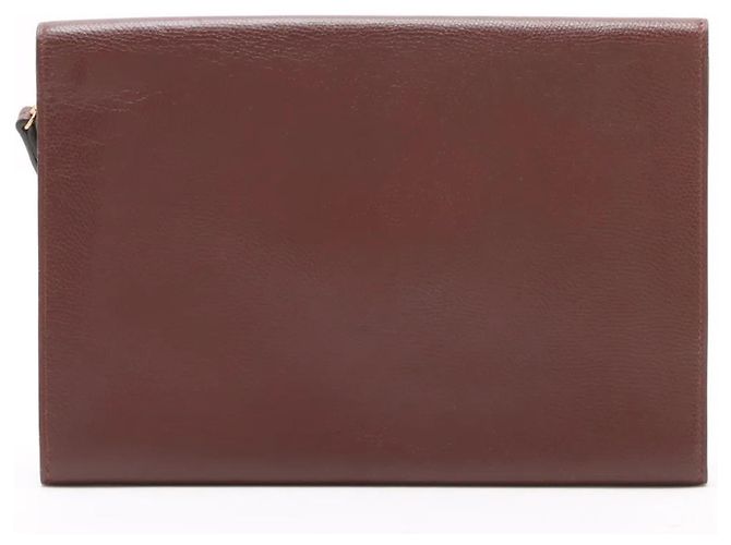 Bolsa de mão de couro Hermès Marrom - vista 2