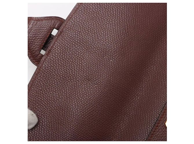 Bolsa de mão de couro Hermès Marrom - vista 7