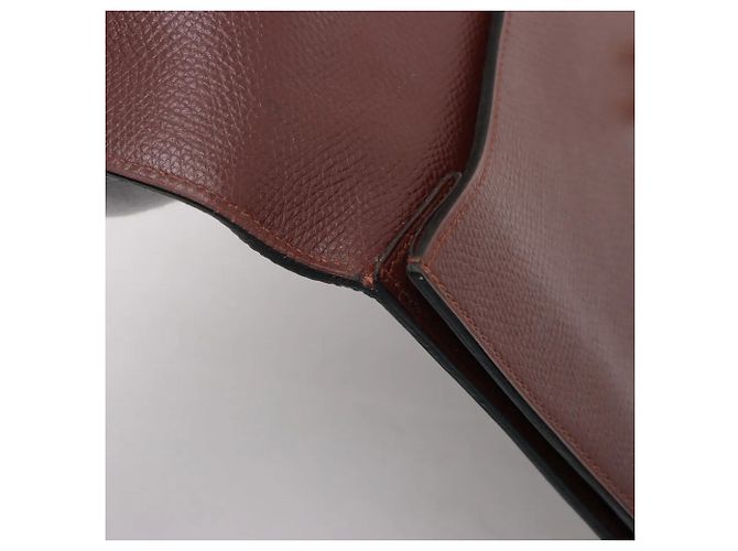 Bolsa de mão de couro Hermès Marrom - vista 8