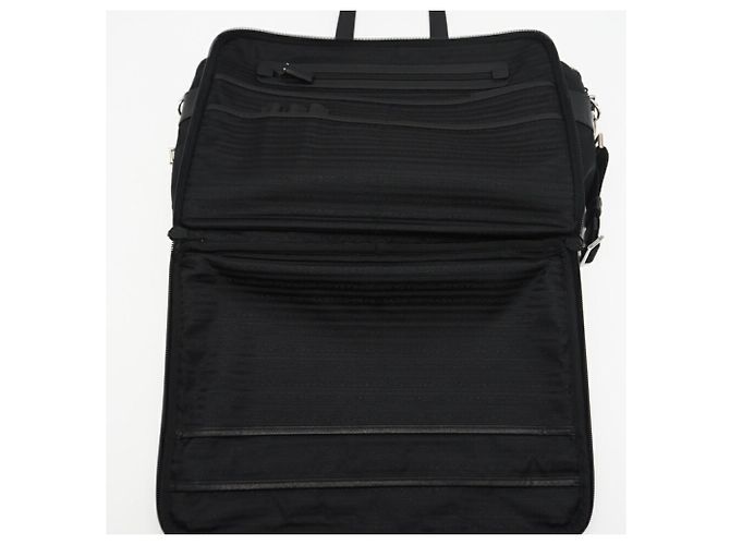 Borsa da viaggio Prada Saffiano Nero - vista 12