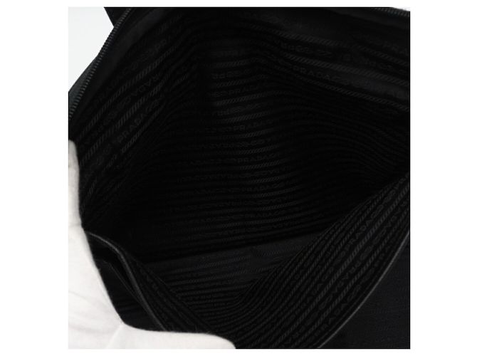 Borsa da viaggio Prada Saffiano Nero - vista 15